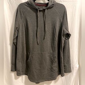 Torrid size 1 grey pull over active hoodie